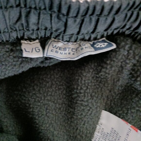 NWT Unisex West Coast Connection Cargo Snow Pants Lined Black Size Large - Picture 5 of 11